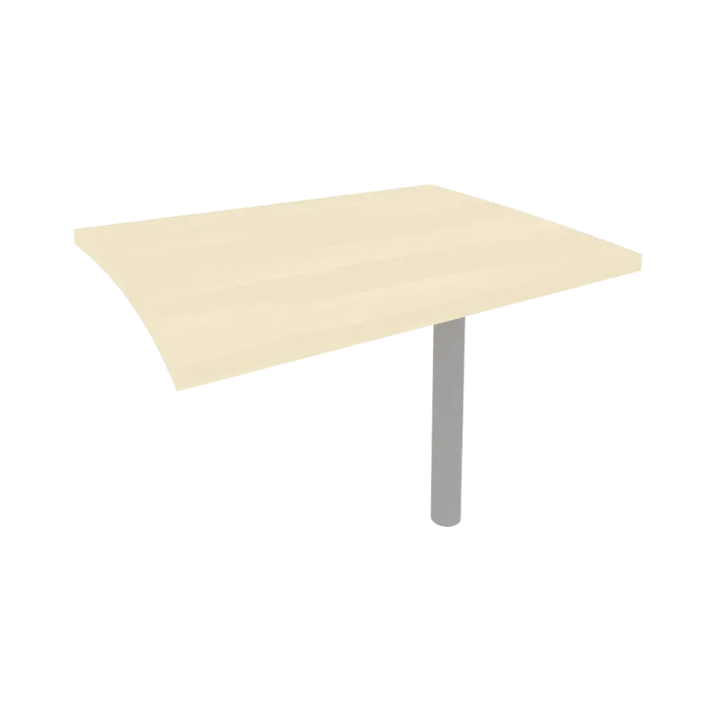 Брифинг приставка для криволинейного стола First КВ-3 (клён)